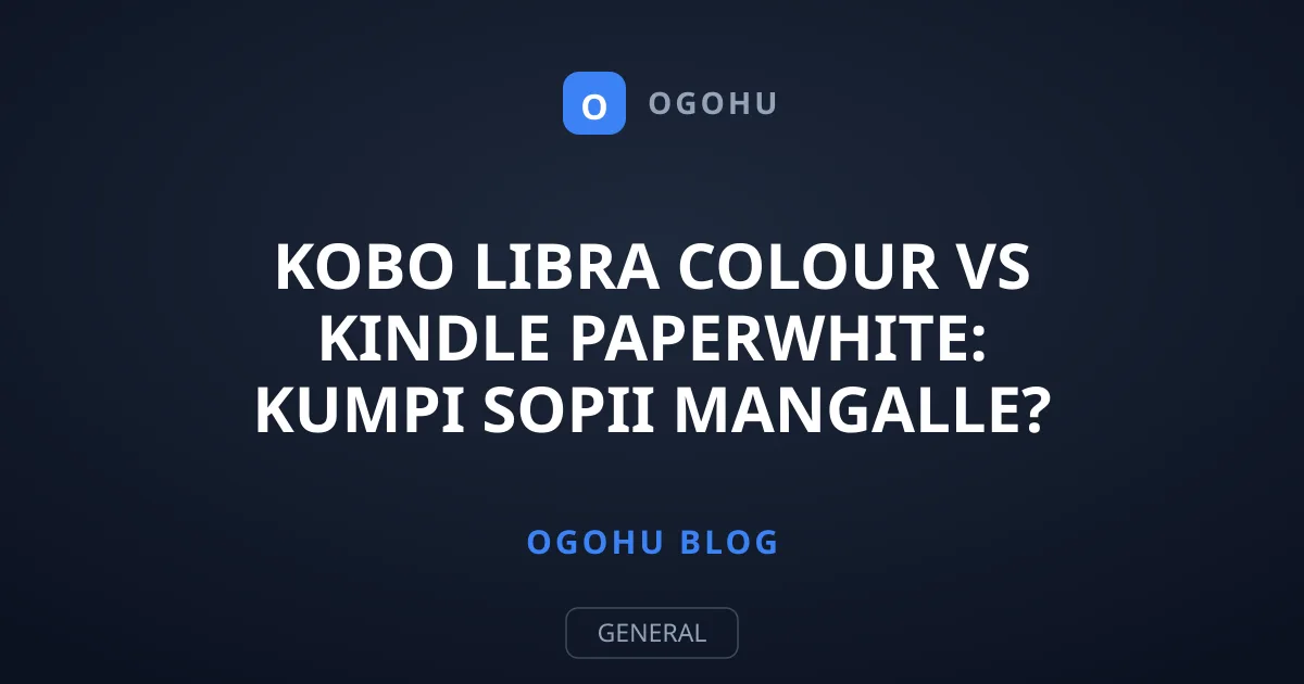 Kobo Libra Colour vs Kindle Paperwhite: Kumpi sopii mangalle?