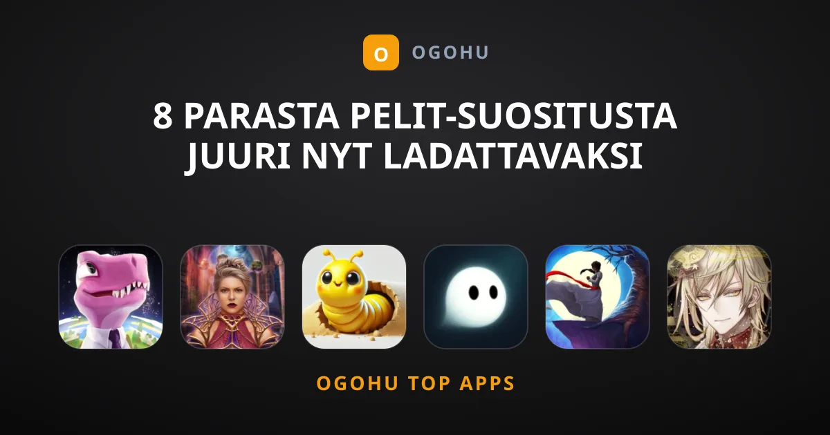 8 parasta Pelit-suositusta juuri nyt ladattavaksi